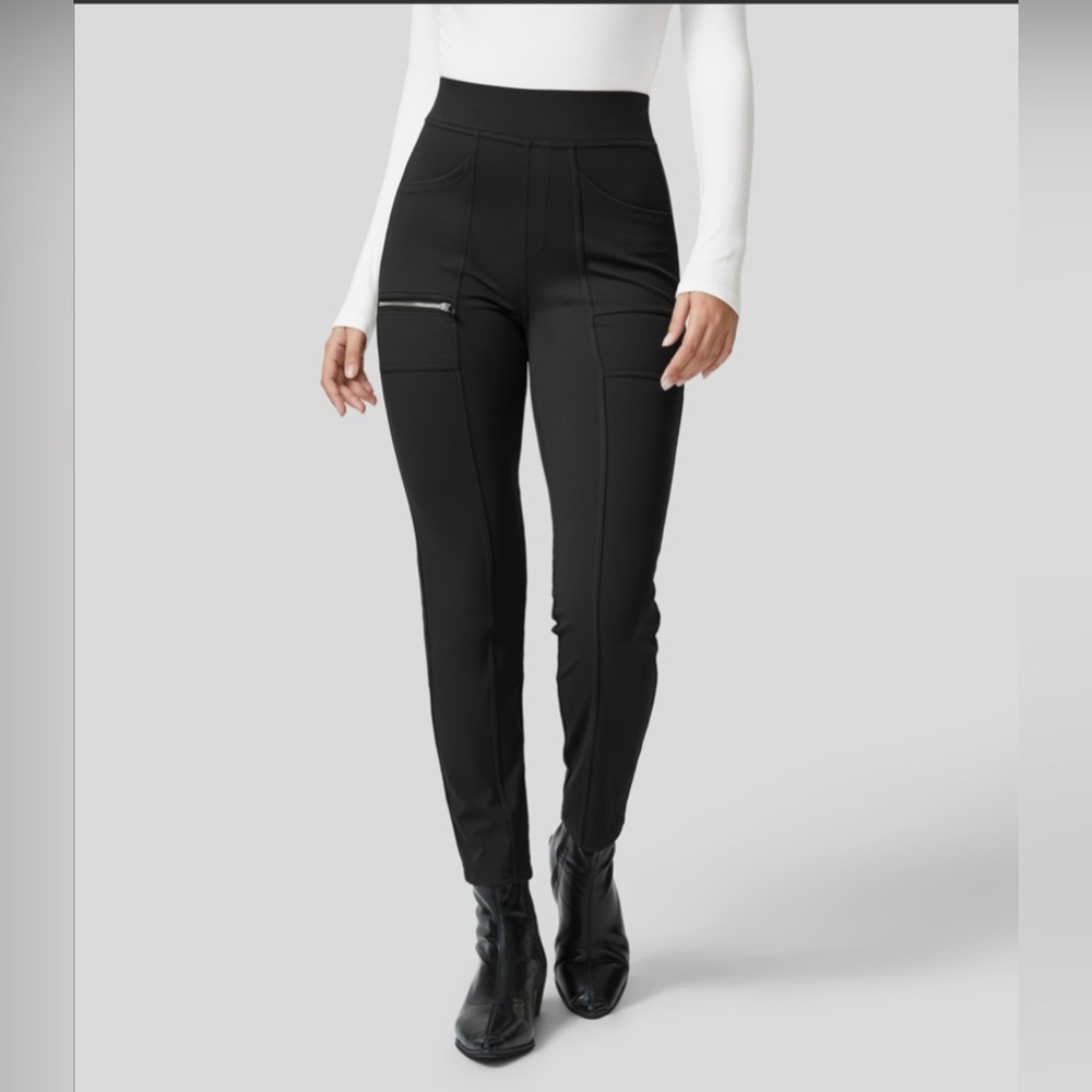 HALARA SculptKnit HighWaisted ZipperPockets CasualSlim Pants (Brand New) - Small